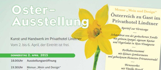 Ostern zu Hause? Dann Ausflug ins Lindtner!